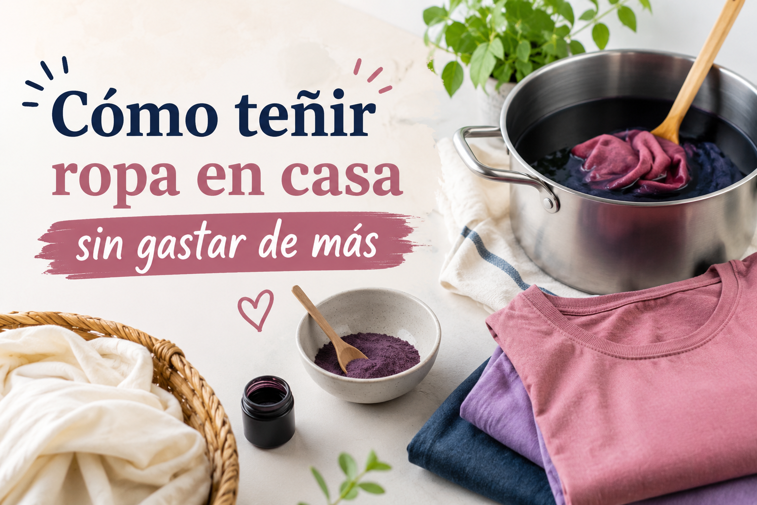 como teñir ropa en casa