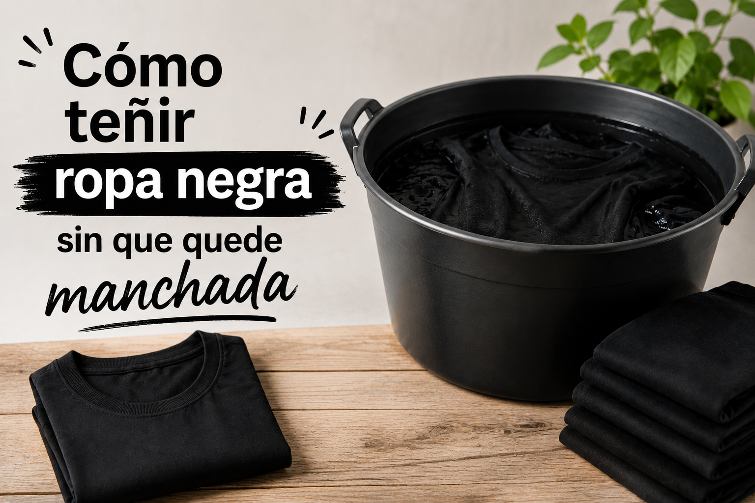 Cómo teñir ropa negra sin que quede manchada