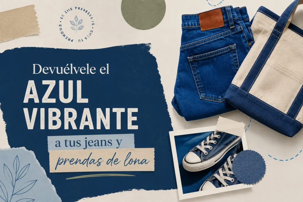colorante azul para pantalones