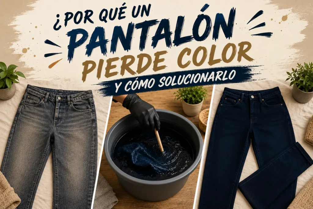por que un pantalon pierde color