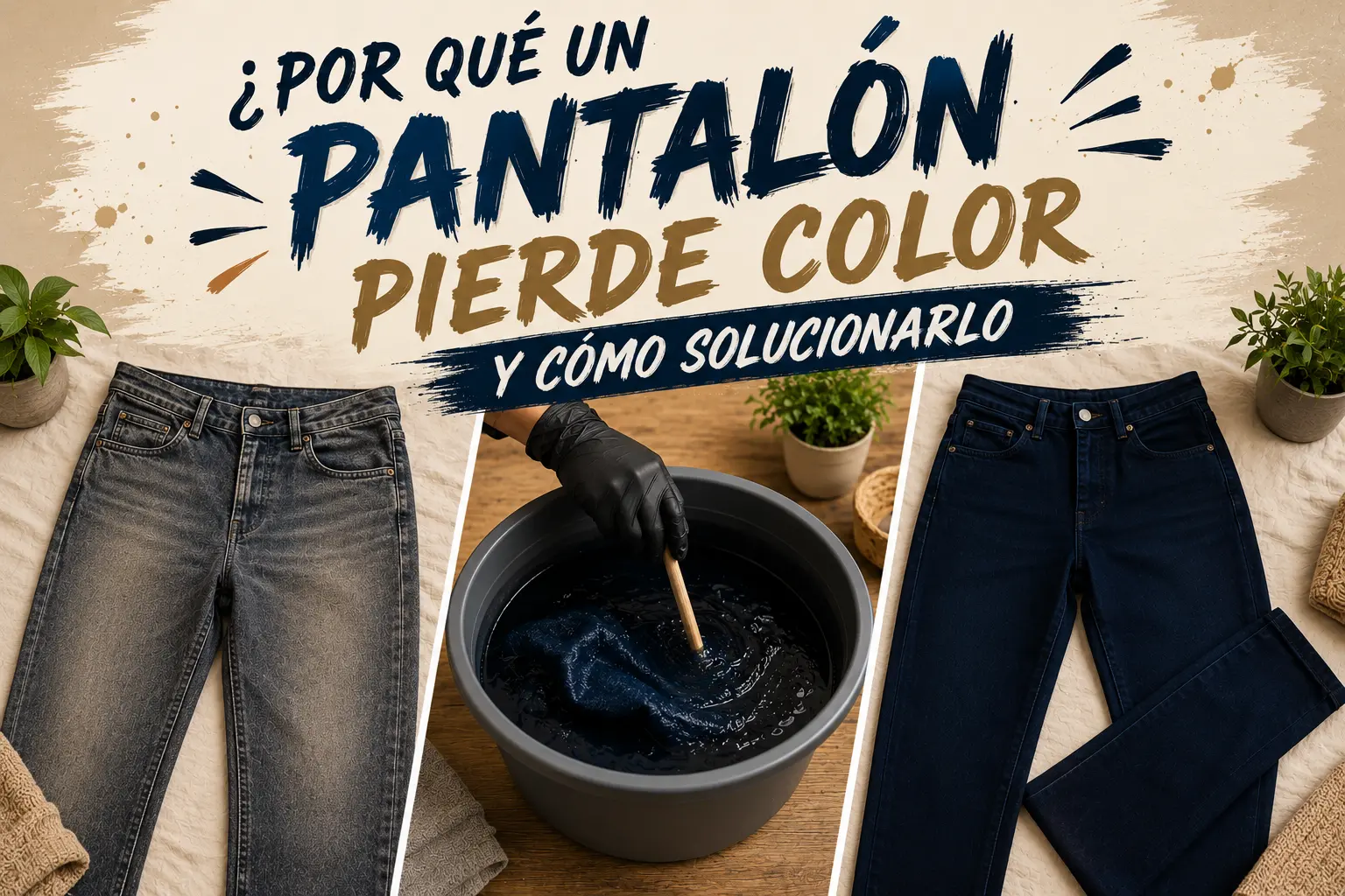 por que un pantalon pierde color