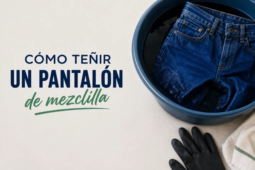 como teñir un pantalon de mezclilla